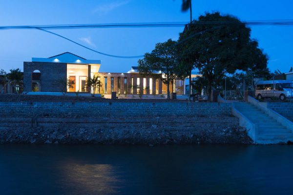 Công trình nhà cấp 4 đẹp đầy đủ tiện nghi như resort ẩn mình trong ốc đảo ở Thái Bình